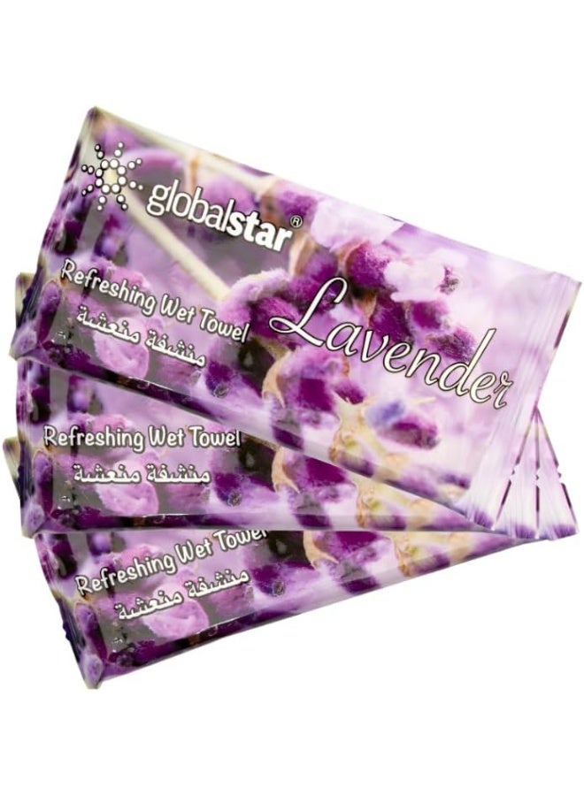 جلوبال ستار منشفة جلوبال ستار المنعشة برائحة اللافندر – 25 قطعة/في العبوة - Image 1