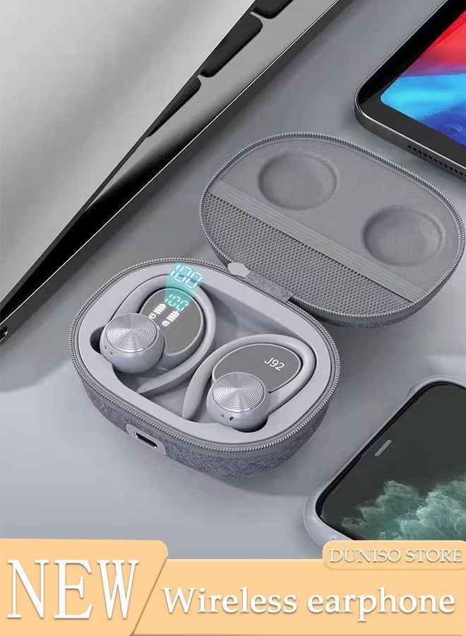 DUNISO Wireless Earbuds Bluetooth 5.0 Headphones Wireless Charging Case Sports Ear Buds Touch Control LED Power Display Built-in Mic Headset Waterproof Earphones in-Ear for IOS and Android - Image 1