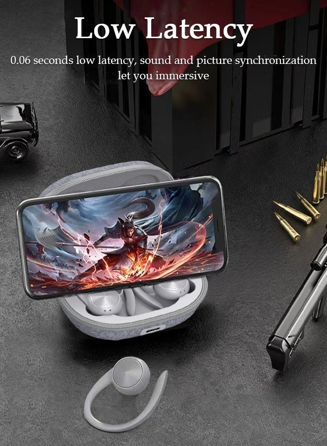 DUNISO Wireless Earbuds Bluetooth 5.0 Headphones Wireless Charging Case Sports Ear Buds Touch Control LED Power Display Built-in Mic Headset Waterproof Earphones in-Ear for IOS and Android - Image 4