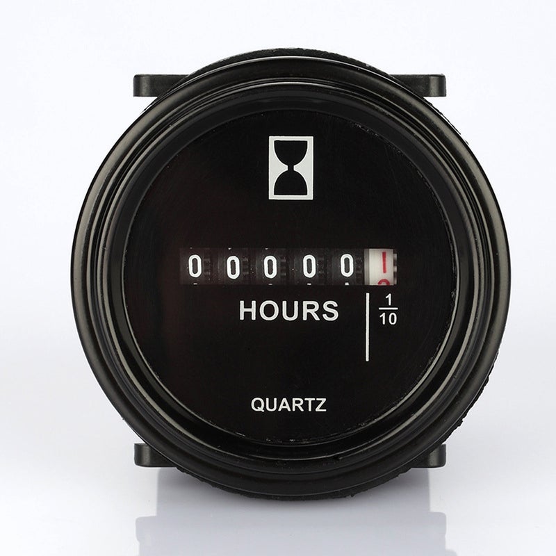 عداد ساعات المحرك SH-1 10-80V للمعدات العابرة للماء، عداد مرات الوقت الصناعي المغلق بالكامل، عداد الساعات الميكانيكي - Image 5
