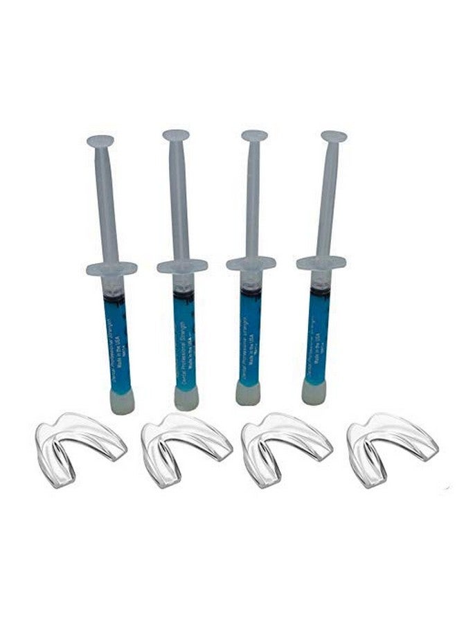 Sparkling White Smiles 4 Syringes Remineralization Gel With 4 Custom Teeth Trays - Strengthens Teeth Enamel - Reduces Teeth Sensitivity - Remineralizes And Desensitizes Teeth - Great For After Teeth Whitening - Image 1