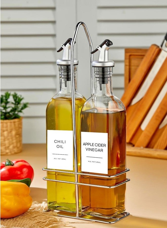 TESWEY ملصقات زيت وخل من TESWEY، 100 قطعة، للزجاجات، ملصقات زيت الزيتون وزيت الأفوكادو، ملصقات لموزعات الضغط، ملصقات زجاجات وعلب زيت الطهي (أبيض) - Image 4