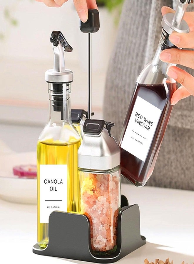 TESWEY ملصقات زيت وخل من TESWEY، 100 قطعة، للزجاجات، ملصقات زيت الزيتون وزيت الأفوكادو، ملصقات لموزعات الضغط، ملصقات زجاجات وعلب زيت الطهي (أبيض) - Image 5