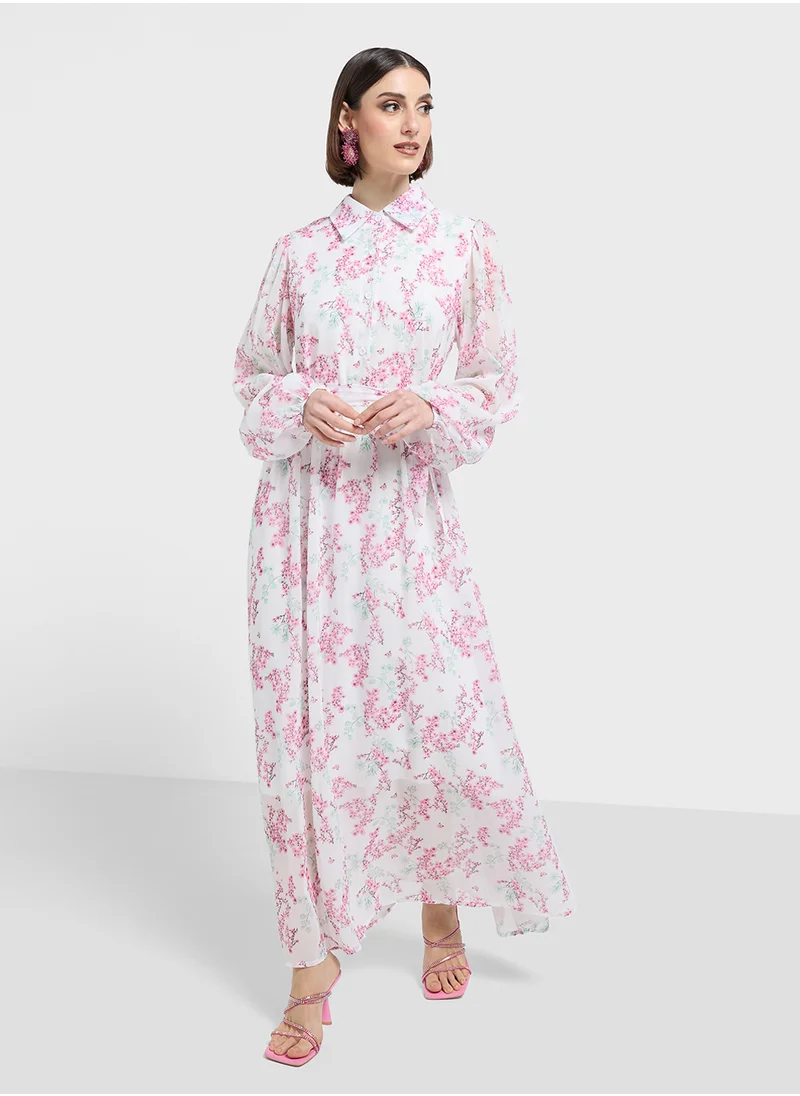 ايلا Floral Print Dress