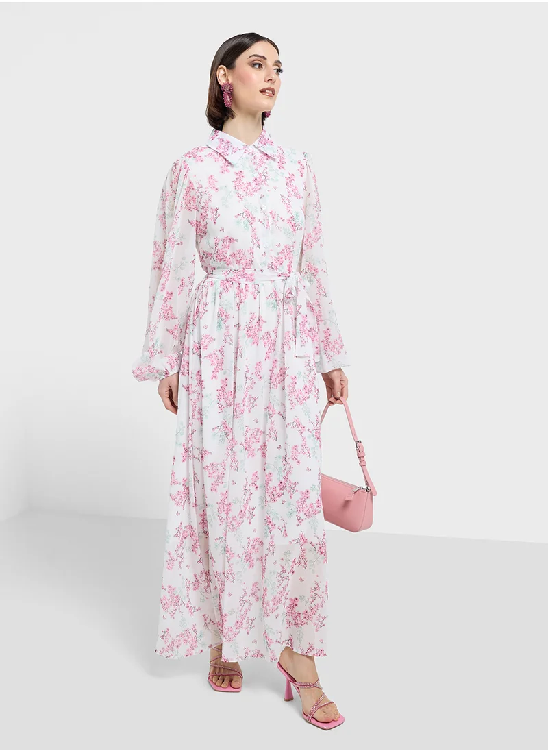 ايلا Floral Print Dress