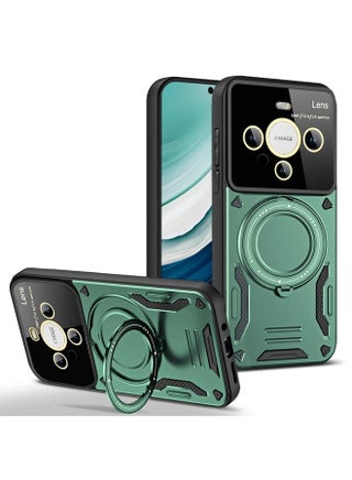 For Huawei Mate 60 Large Window MagSafe Holder Phone Case(Green) - pzsku/ZEAA5409B85AF9FA108D4Z/45/_/1739624186/559513f7-f93e-47d0-844c-9ec287c00f99