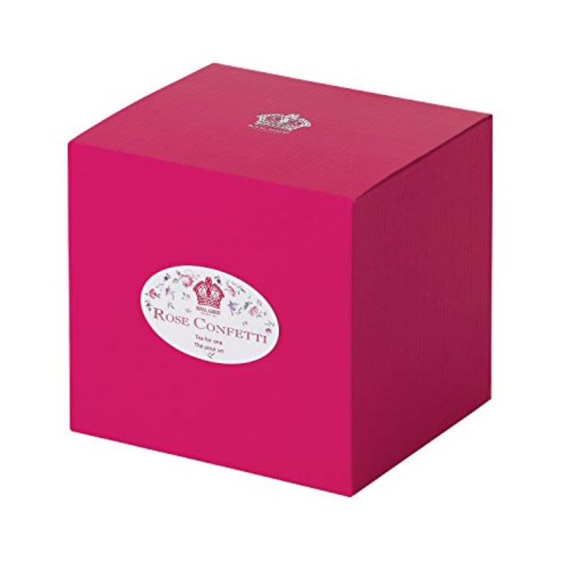 ROYAL ALBERT طقم فنجان وصحن روز كونفيتي من رويال ألبرت - Image 2