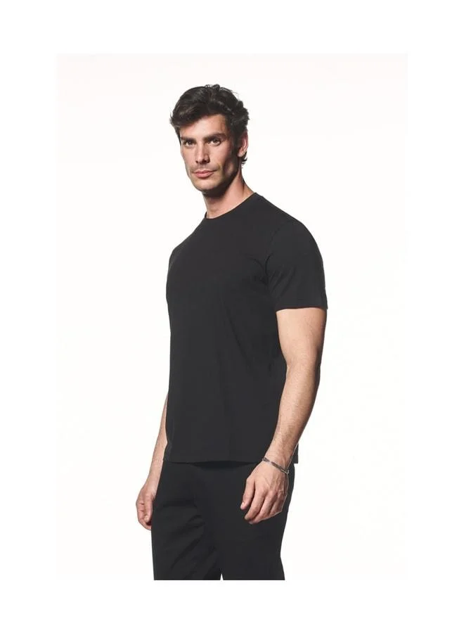 Cotton Blend Short Sleeve T-Shirt.