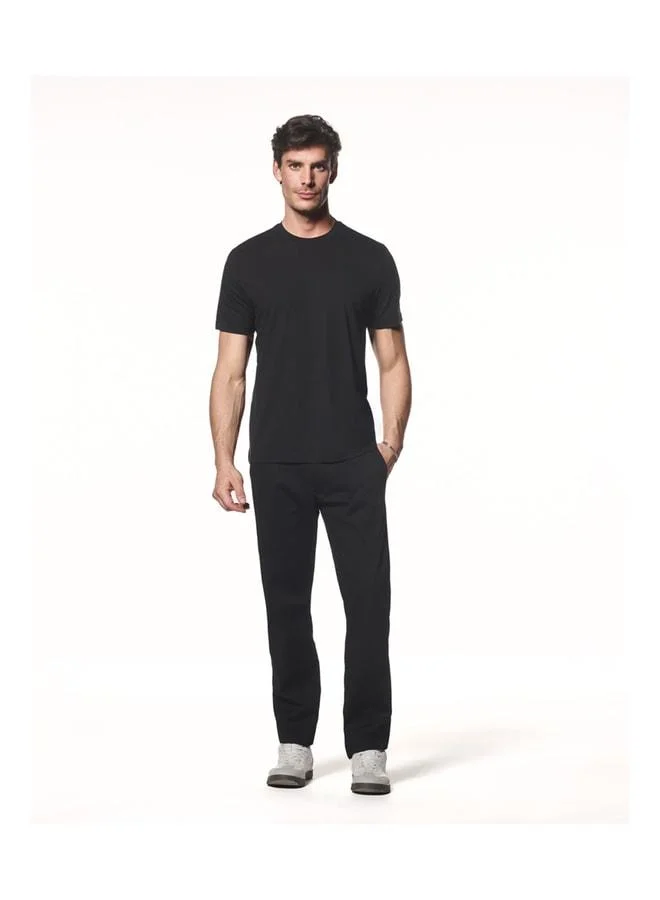 Liwali Cotton Blend Short Sleeve T-Shirt.