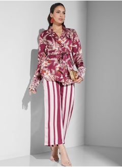 Threadz by Ajooni Floral Print Top & Pants Set  - Image 5