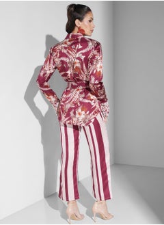 Threadz by Ajooni Floral Print Top & Pants Set  - Image 2