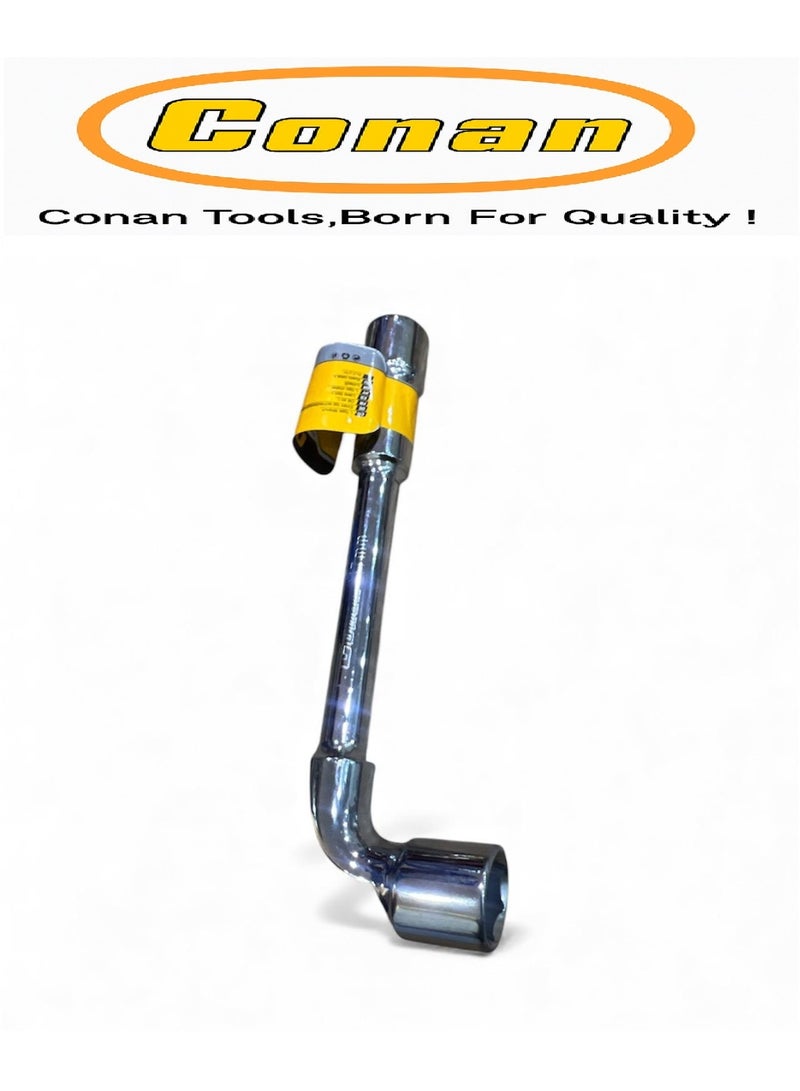 Conan 2 Pieces – Conan Long L-Type Socket Wrench Set – 13mm (Model 10005765) + 14mm (Model 10005766) – Heavy-Duty Hardened Steel for Industrial & Home Use - Image 3