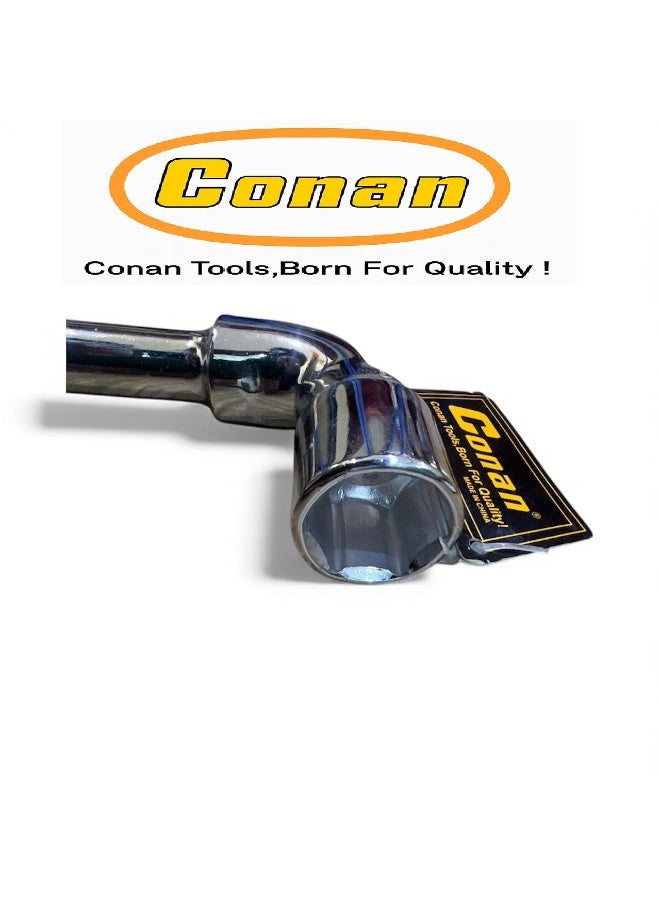 Conan 2 Pieces – Conan Long L-Type Socket Wrench Set – 13mm (Model 10005765) + 14mm (Model 10005766) – Heavy-Duty Hardened Steel for Industrial & Home Use - Image 5