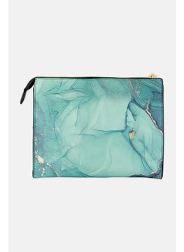 bebe Women Brand Logo Cosmetic Bag, Green  - Image 2
