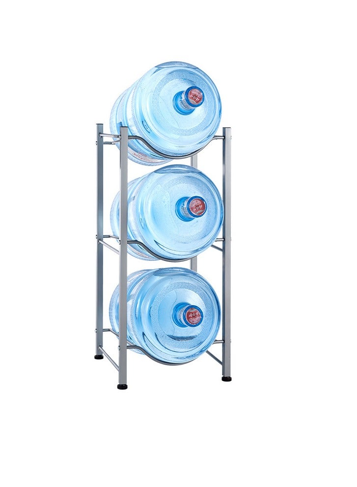 5 Gallon Water Bottle Holder 3-Tier Water Bottles Organizer Heavy Duty Water Dispenser Rack Water Storage Rack for Office Home Gym - Image 1