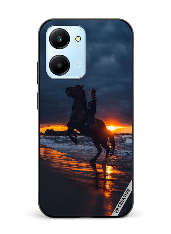 VR CREATIVE Protective Case Cover For Honor Play7T Horse1 Design Multicolour - Image 1
