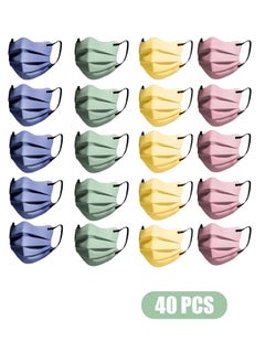 40 Pcs Masks Set, Dust Proof Sun Protection Fabric Face Covering (Colorful) - pzsku/ZEAA57C8FA86C577B65A5Z/45/_/1721462602/034359b1-f155-4ace-beaa-0cec560c13ac