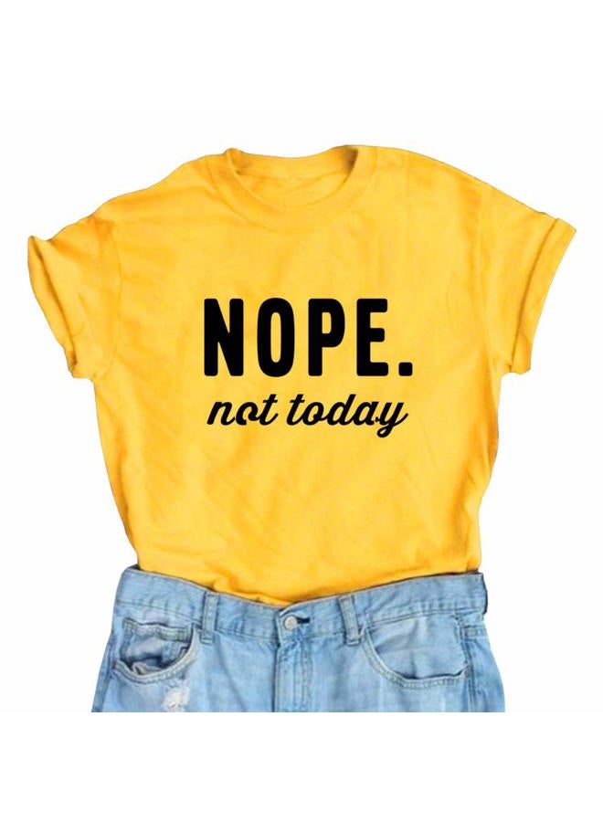 YITAN Women's Cute Juniors Tops Teen Girl Tee Funny T Shirt, Yellow, M - Image 1
