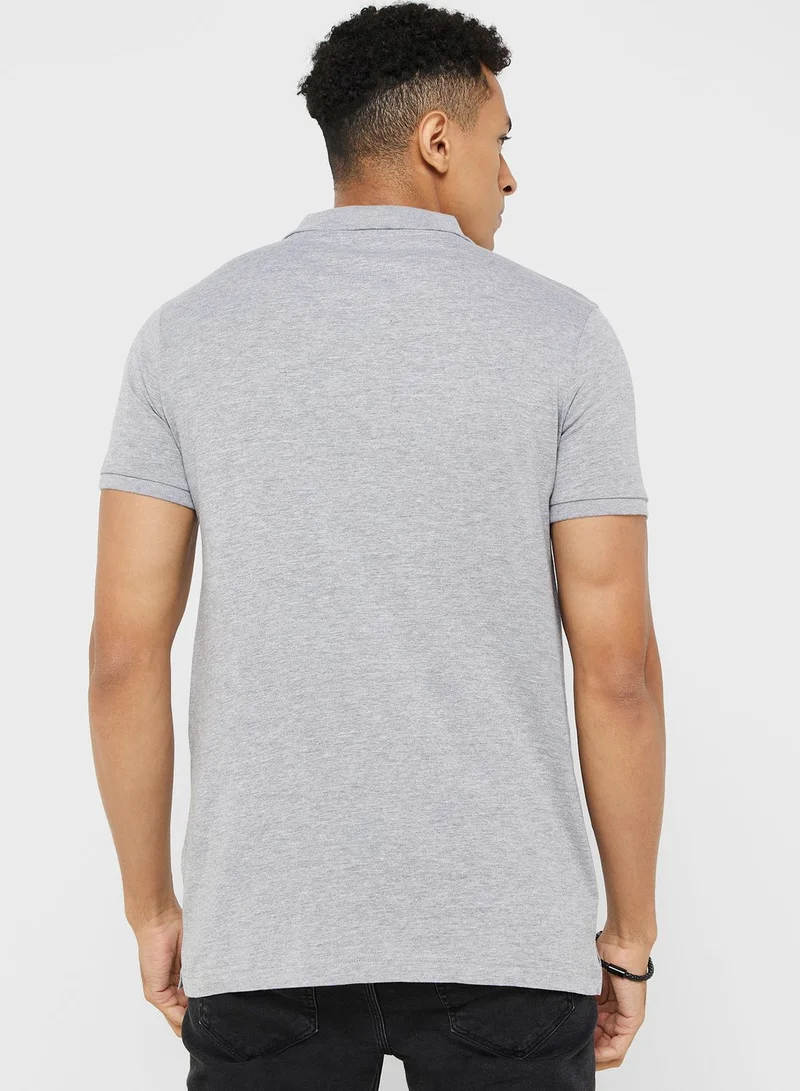 BRAVE SOUL Brave Soul Pack Of 3 Logo Polo Shirt