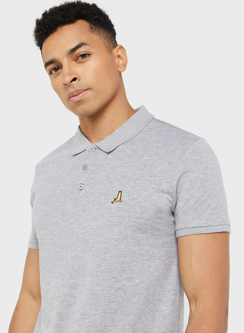 BRAVE SOUL Brave Soul Pack Of 3 Logo Polo Shirt