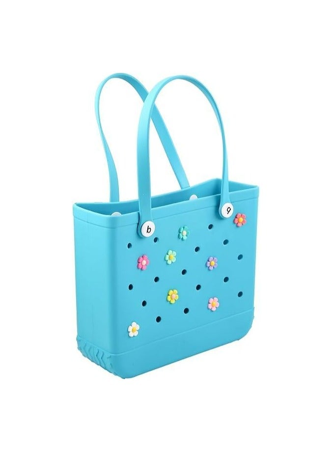 أوزيغالور 8 قطع زينة زهرة حقيبة بوغ كيس بوغ لحقائب اليد الجنوبية ببساطة - خصص حقيبة الشاطئ الخاصة بك - Image 4