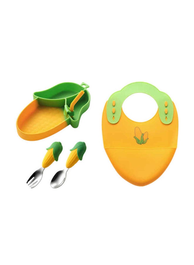 MiniMe 4-Piece Silicone Feeding Bibs Set | Multi-Color | BPA-Free Plastic | Airtight Seal To Keep Food Fresh | Easy To Clean & Maintain | Durable & Long-Lasting | Safe & Customizable | Lightweight. - Image 1
