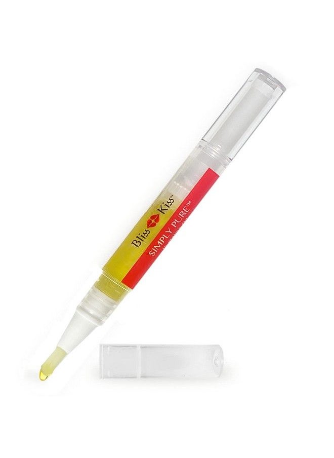 Bliss Kiss 1 Fragrance Free Nail Oil Cuticle Pen Wvitamin E & Jojoba⏤Nail Strengthener Nail Growth Treatment For Brittle Peeling Breaking Thin Nails  - Image 1