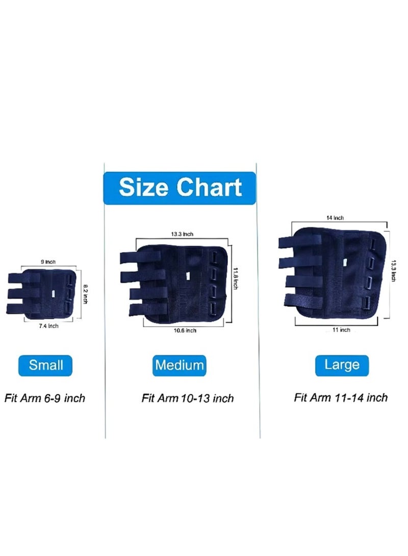 Adult and pediatric elbow braces, upper limb fixation breathable anti-spasm braces, elbow joint arm bone splints, elbow support braces for fracture fixation and protection, tennis elbow stabilizers, nighttime sleep elbow joint osteoarthritis arm pain relief splint sets, XL - Image 4