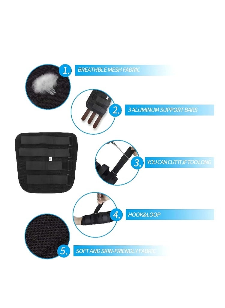 Adult and pediatric elbow braces, upper limb fixation breathable anti-spasm braces, elbow joint arm bone splints, elbow support braces for fracture fixation and protection, tennis elbow stabilizers, nighttime sleep elbow joint osteoarthritis arm pain relief splint sets, XL - Image 5
