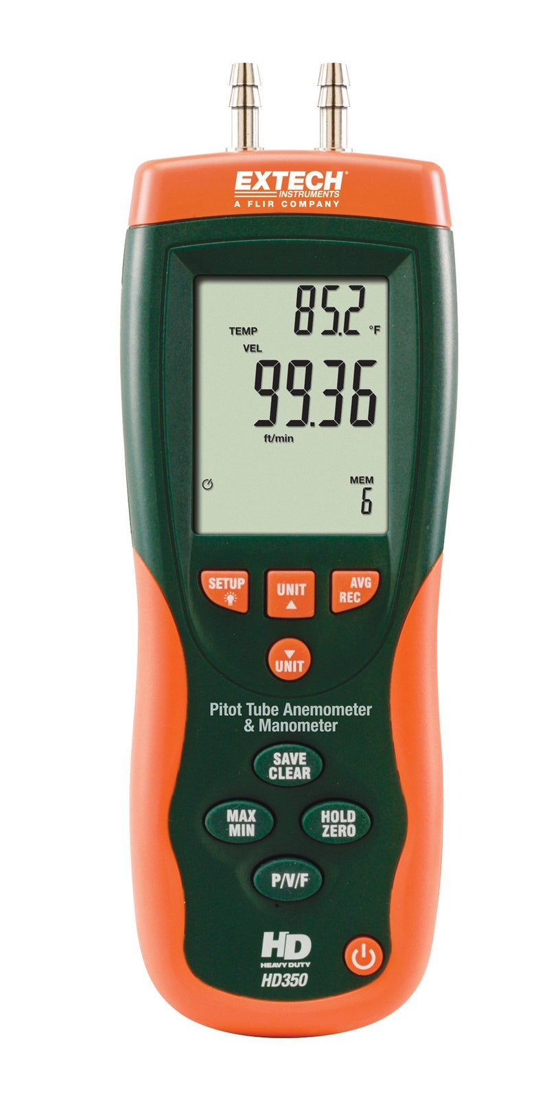 Extech HD350 Pitot Tube Anemommeter and Differential Manometer