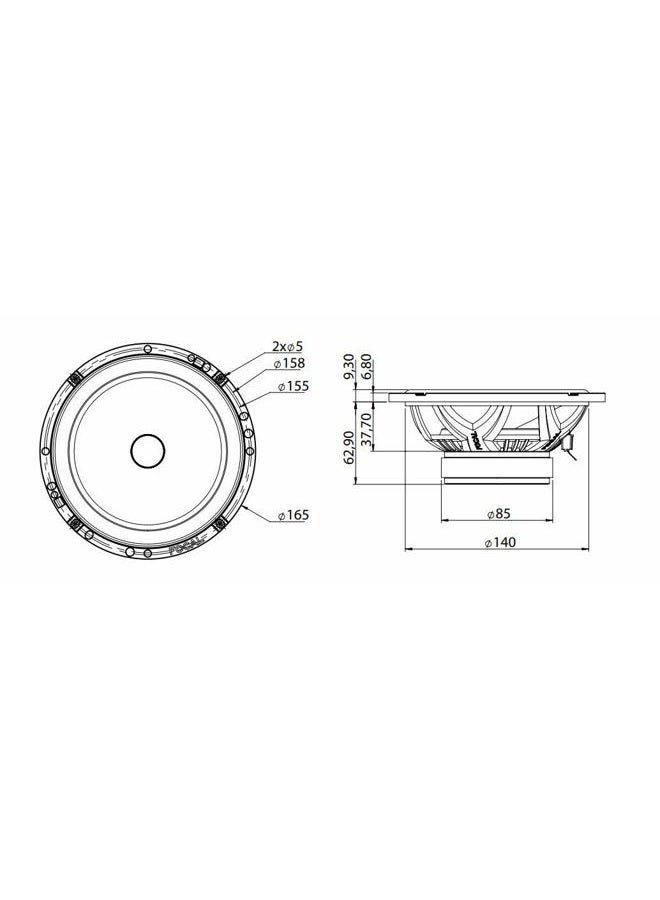 Focal Connects2 Focal Access Series 165 AS Component Car Speakers 2-Way 16.5cm 6.5", 120W - Image 3