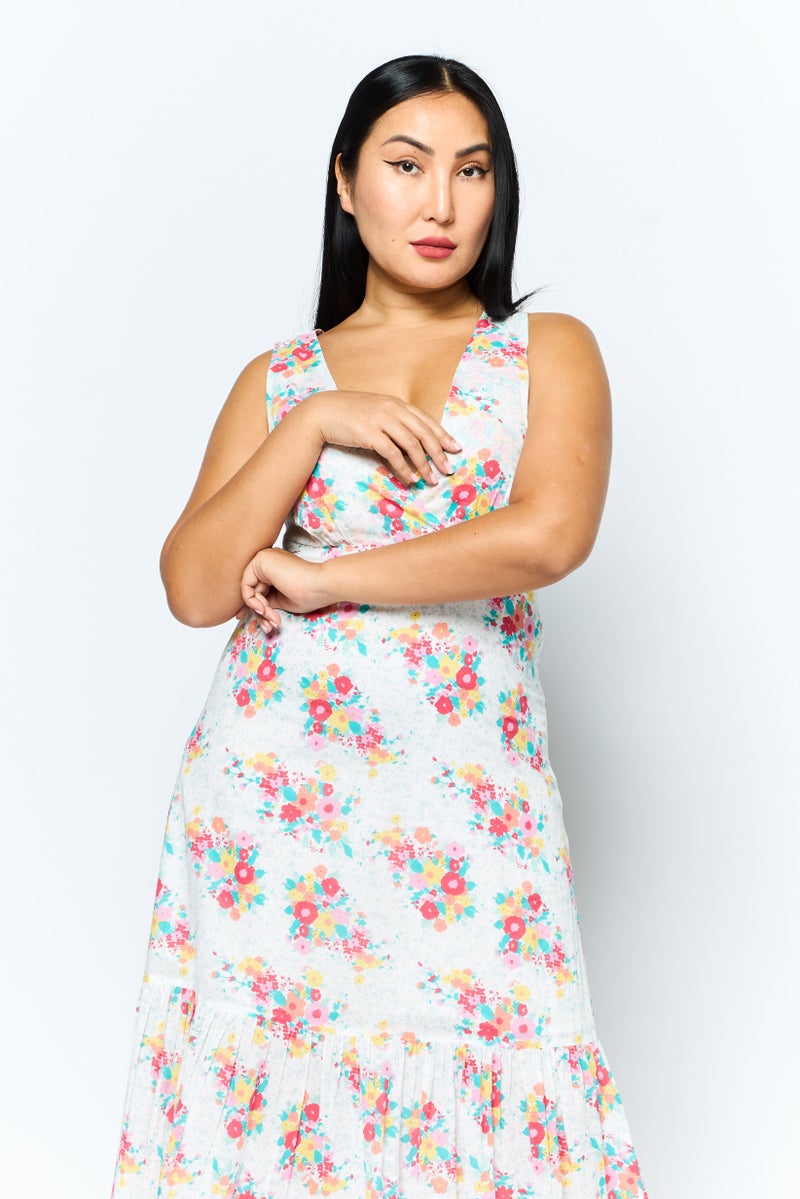 Pepe Jeans Women Floral Print Maxi Dress, Multicolor - Image 2