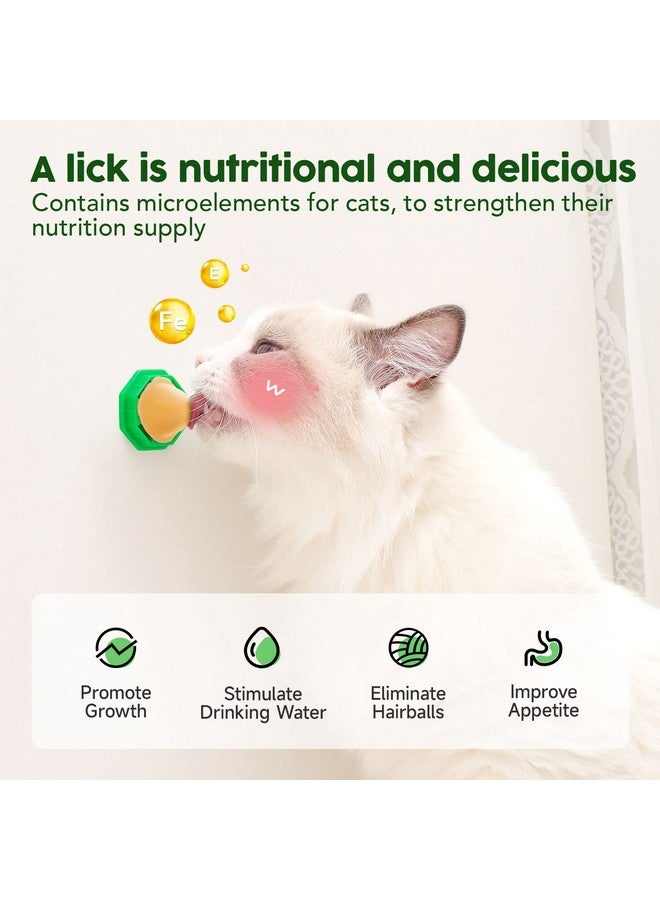 Potaroma 6 Pack Cat Energy Ball Toys, Includes Catnip, Edible Kitty Toys for Cats Lick, Safe Healthy Kitten Chew Toys, Teeth Cleaning Dental Cat Toy, Cat Wall Treats - Image 3