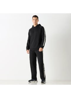 Iconic Iconic Panel Detail Track Pants with Drawstring Closure  - Image 1