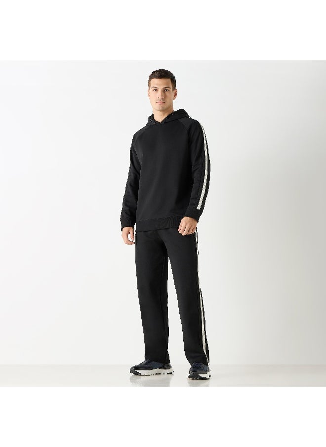 Iconic Iconic Panel Detail Track Pants with Drawstring Closure  - Image 1