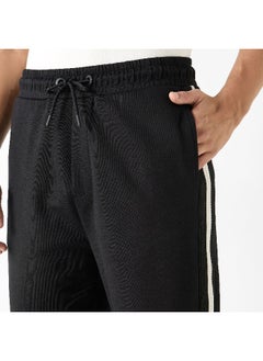 Iconic Iconic Panel Detail Track Pants with Drawstring Closure  - Image 2