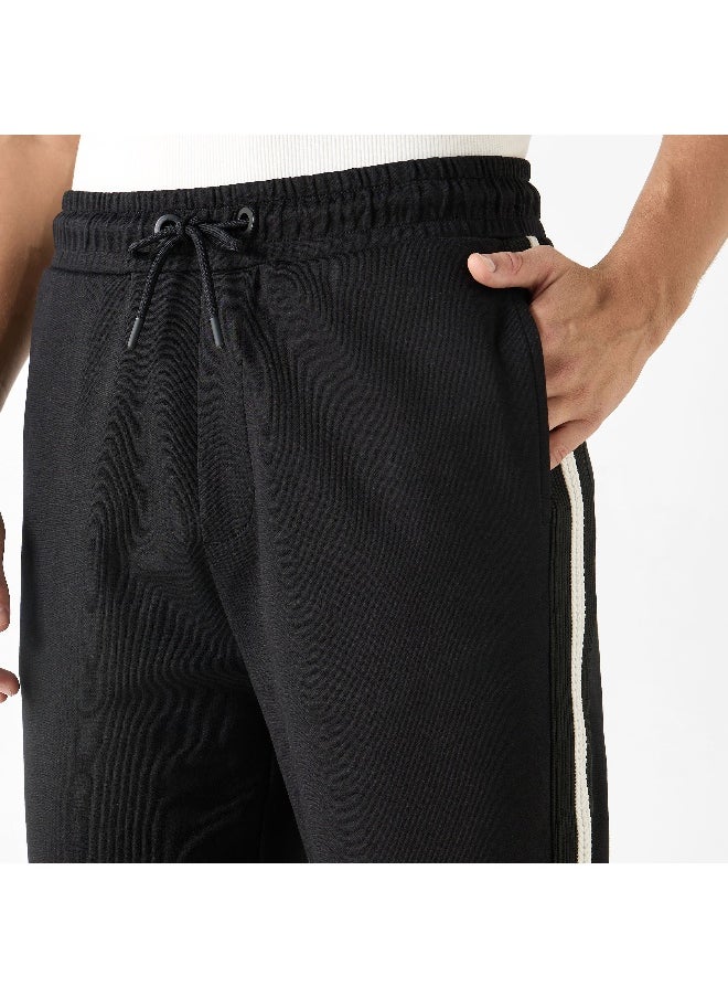 Iconic Iconic Panel Detail Track Pants with Drawstring Closure  - Image 2