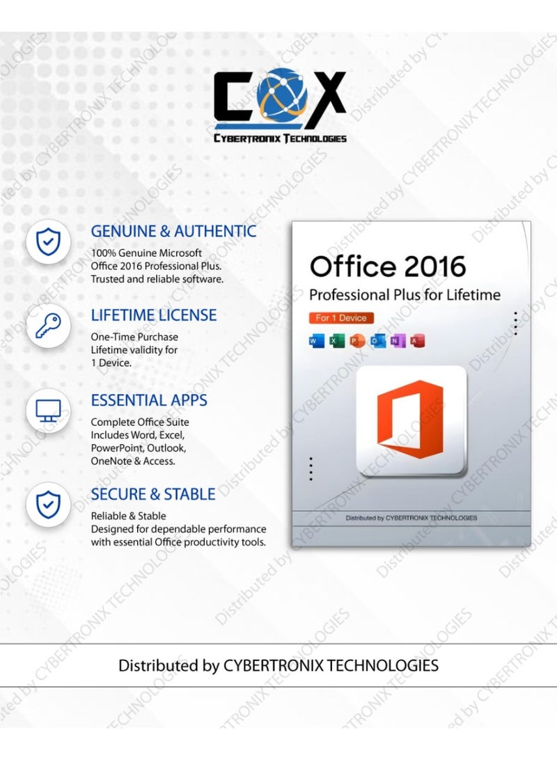 Quick Heal Office 2016 Professional Plus - Lifetime Subscription for 1 Device  + Quick Heal Antivirus Pro for 1 Window Device 1 Year | Digital License | SAME DAY DELIVERY - Image 2