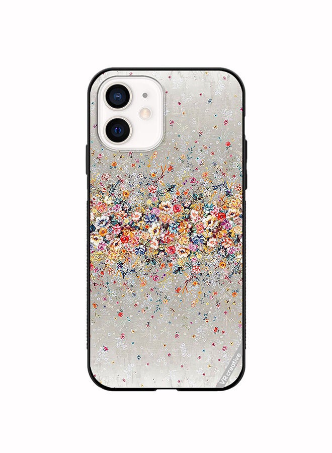 VR CREATIVE Protective Case Cover For Apple iPhone 11 Digital Floral Garland Design Multicolour - Image 1