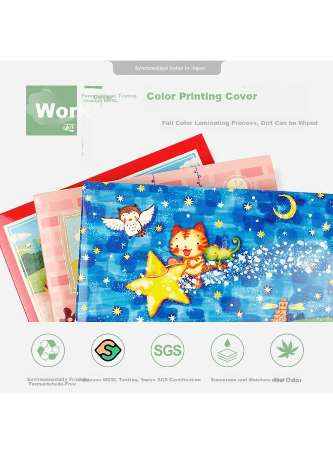 Ncl Zhonglin Diy Self-made Laminated Adhesive Photo Al, 40 Pages, Children's Growth Al/ Cartoon/ Family Photo Book, Carp Fish Hot Air Balloon, 20l-83 - Image 5