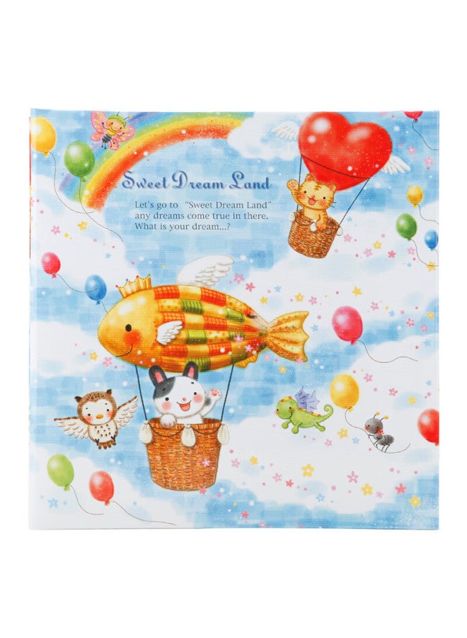 Ncl Zhonglin Diy Self-made Laminated Adhesive Photo Al, 40 Pages, Children's Growth Al/ Cartoon/ Family Photo Book, Carp Fish Hot Air Balloon, 20l-83 - Image 1