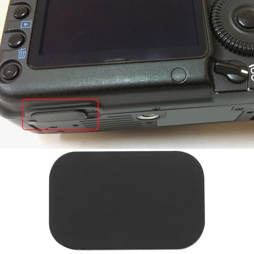 LT Easiyl 2pcs Rubber Bottom Cover Port Lid USB Square Plug Bottom Accessory Interface Rubber Compatible with Canon 5D Mark II 5D2 40D 50D 7D Camera - Image 4