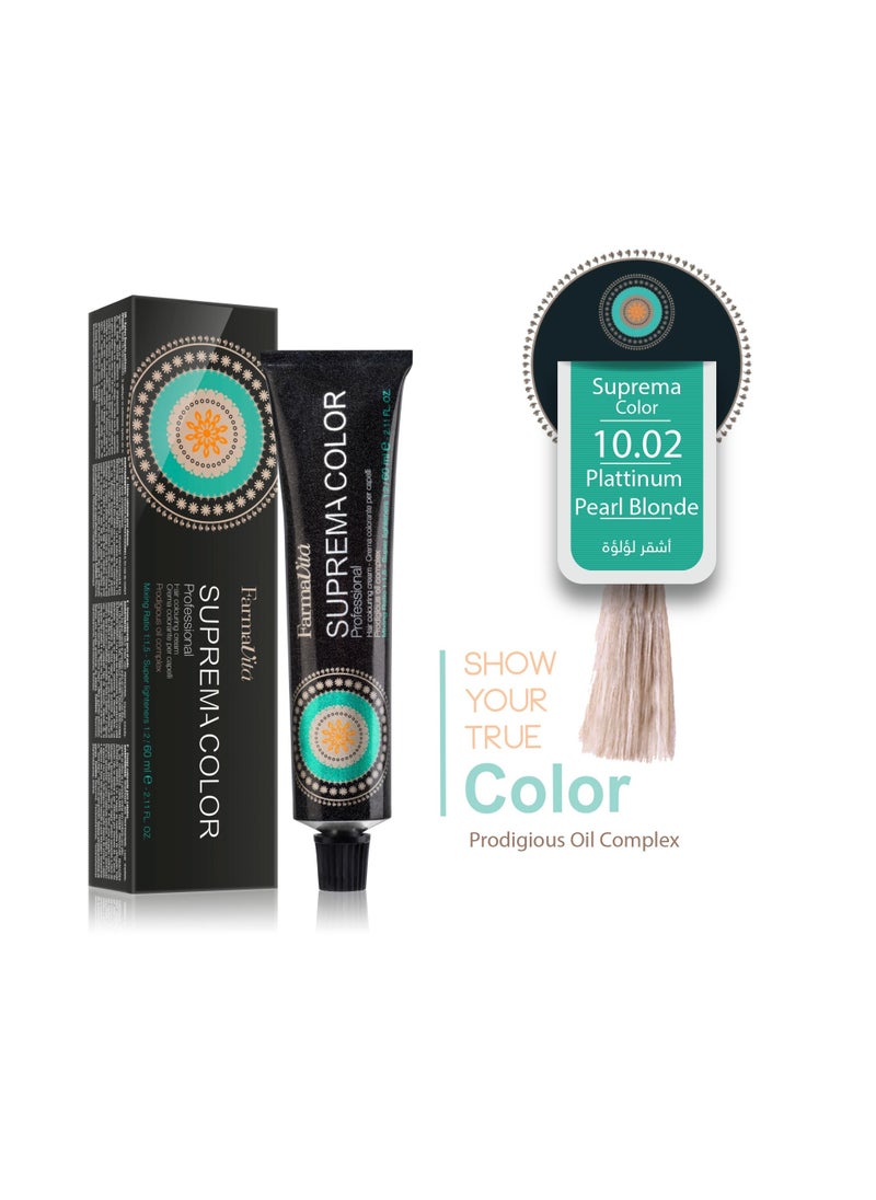 FarmaVita - Suprema Hair Colour 60 ml 10.02 - Image 1