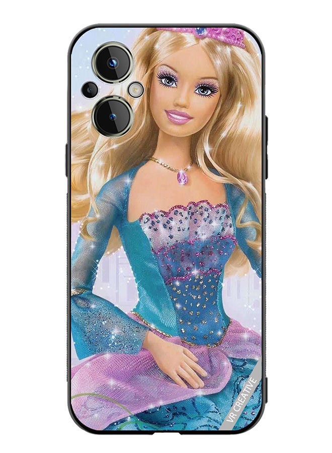 VR CREATIVE Protective Case Cover For OnePlus Nord N20 5G Blue Barbie Design Multicolour - Image 1