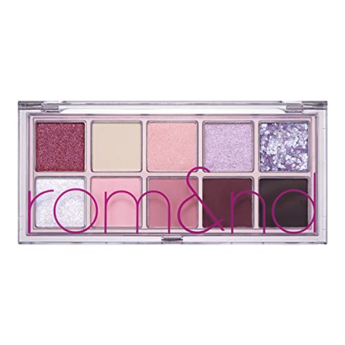 romnd Better Than Palette 102g 07 Berry Fuchsia Garden  Eye Makeup Palette Matte  Shimmer Eye Shadow Sparkling Glittery various 10 shades Long Lasting High Pigmented Blendable Warm Tones