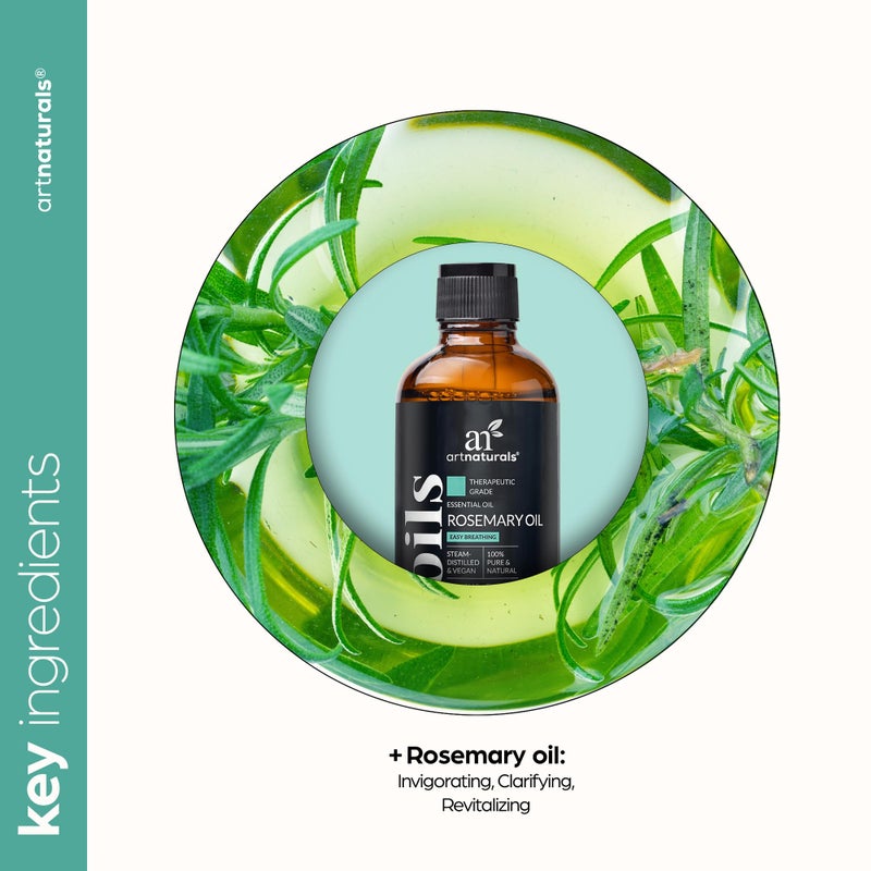 Artnaturals Rosemary Essential Oil (4.0 Fl Oz / 118ml) - 100% Pure Rose Mary Oils - Therapeutic Grade Best for Hair Growth, Natural Healing Solution, Aromatherapy & Diffuser - Image 4