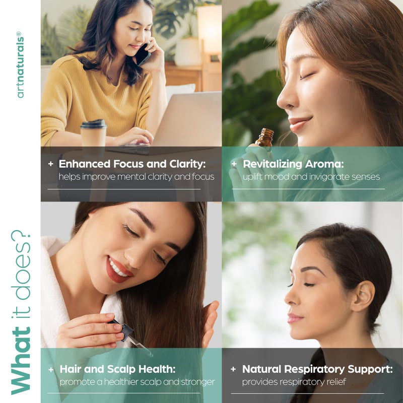 Artnaturals Rosemary Essential Oil (4.0 Fl Oz / 118ml) - 100% Pure Rose Mary Oils - Therapeutic Grade Best for Hair Growth, Natural Healing Solution, Aromatherapy & Diffuser - Image 3