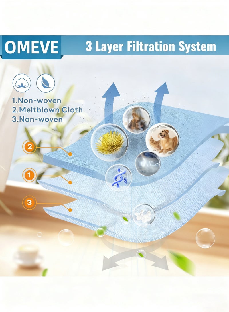 OMEVE 15 Pack Replacement Dust Bags for Eufy L50 SES L60 SES Robot Vacuum with Self-Empty Station, 3-Layer L50 L60 Bags Compatible with Haier H9+, Conga Home 10000, 8090 Ultra, 9090 AI - Image 4