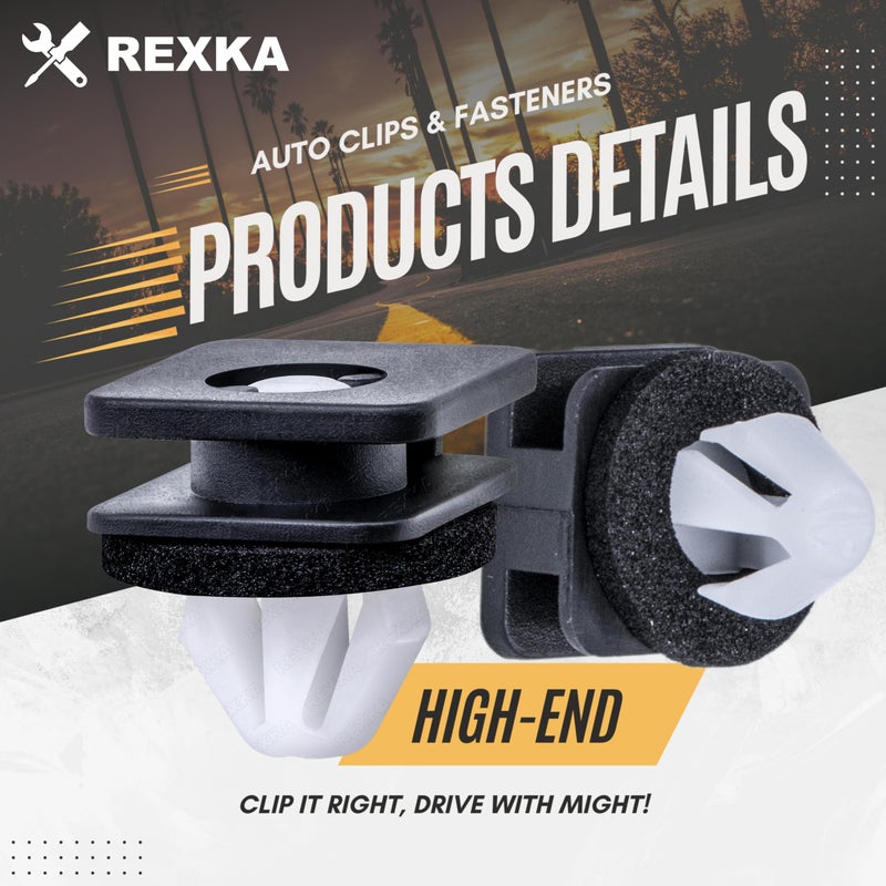 Rexka 15pcs A Pillar Trim Hardware Windshield Moulding Retaining Clips Compatible with Ford Explorer 2011-2019 BB5Z-78519R44-A BB5Z78519R44A - Image 3