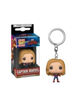 Funko Pop! Captain Marvel Figure Toy Keychain  - Image 2